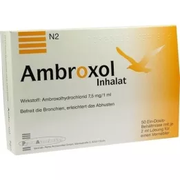 AMBROXOL Inhalacijska raztopina za razpršilnik, 50X2 ml