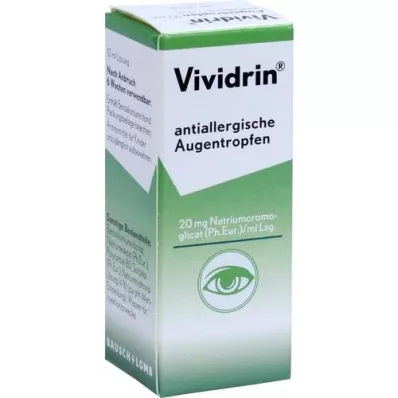 VIVIDRIN antialergijske kapljice za oči, 10 ml