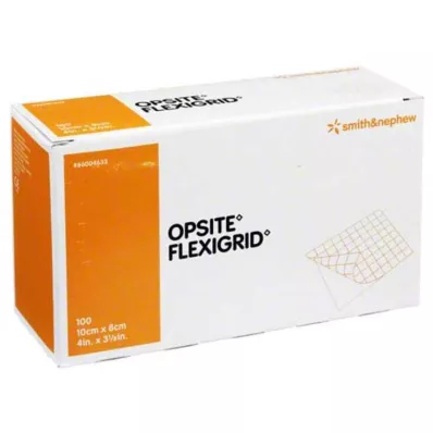 OPSITE Prozorna obloga za rane Flexigrid 8x10 cm, sterilna, 100 kosov