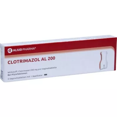 CLOTRIMAZOL AL 200 vaginalnih tablet, 3 kosi