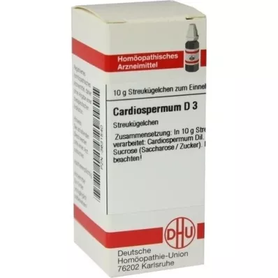 CARDIOSPERMUM D 3 globule, 10 g