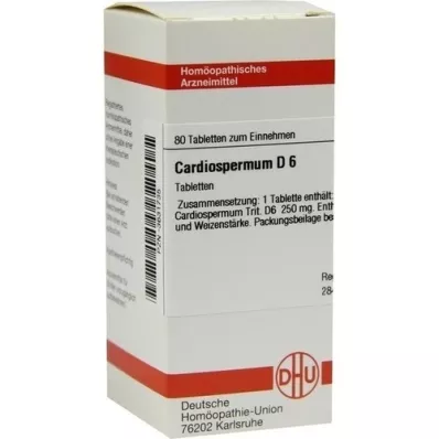 CARDIOSPERMUM D 6 tablete, 80 kapsul