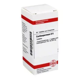 CARDIOSPERMUM D 6 tablete, 80 kapsul