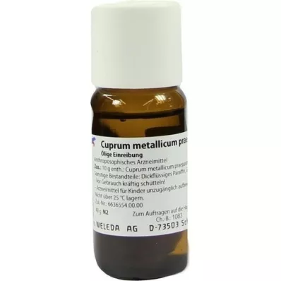 CUPRUM METALLICUM praep.0,4 % oljnata obloga, 40 g