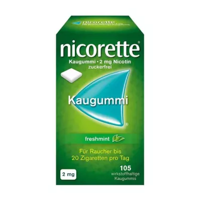 nicorette žvečilni gumi freshmint, 2 mg nikotina, 105 kosov nicorette žvečilni gumi freshmint, 2 mg nikotina, 105 kosov
