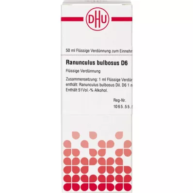 RANUNCULUS BULBOSUS Raztopina D 6, 50 ml