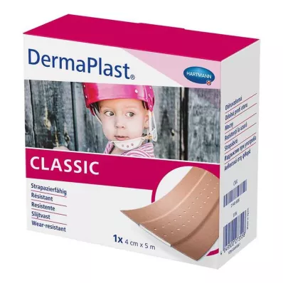 DERMAPLAST CLASSIC Omet za rane 4 cmx5 m, 1 kos