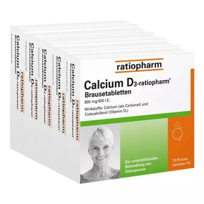 CALCIUM D3-ratiopharm šumeče tablete, 100 kosov