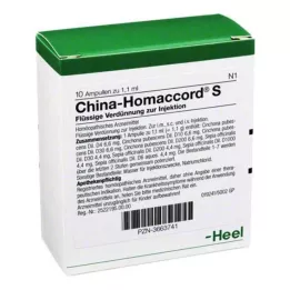 CHINA HOMACCORD S Ampule, 10 kosov