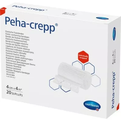 PEHA CREPP Fiksacijski povoj 4 cmx4 m, 1 kos