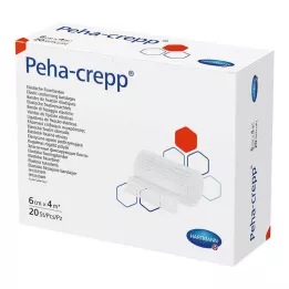 PEHA CREPP Fiksacijski povoj 6 cmx4 m, 20 kosov