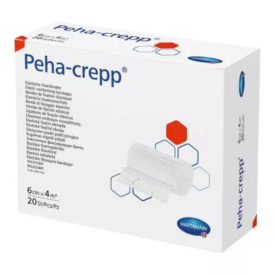 Peha Crepp fiksirni povoj 6 cm x 4 m, 20 kos Peha Crepp fiksirni povoj 6 cm x 4 m, 20 kos