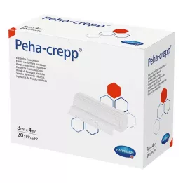 PEHA CREPP Fiksacijski povoj 8 cmx4 m, 20 kosov