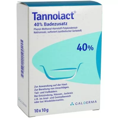 TANNOLACT Dodatek za kopel, 10X10 g