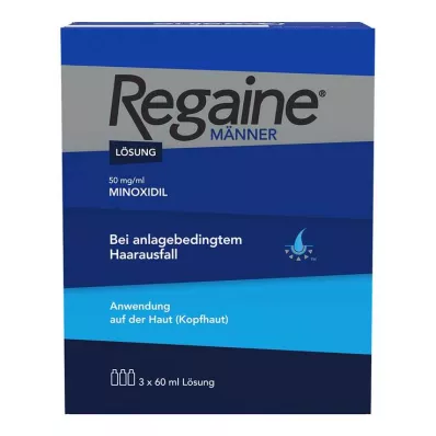 REGAINE Moška raztopina, 3X60 ml