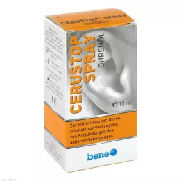 CERUSTOP Pršilo za olje za ušesa, 10 ml
