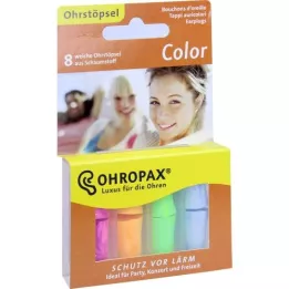OHROPAX barvni zamašek iz pene, 8 kosov