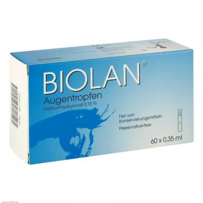 BIOLAN Kapljice za oči z enim odmerkom, 60X0,35 ml BIOLAN Kapljice za oči z enim odmerkom, 60X0,35 ml