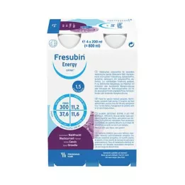FRESUBIN ENERGY DRINK Steklenička za pitje gozdnih sadežev, 4X200 ml