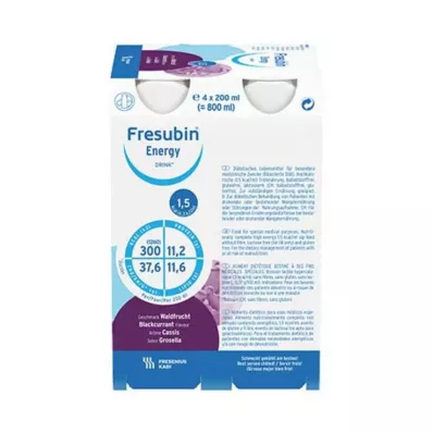 FRESUBIN ENERGY DRINK Steklenička za pitje gozdnih sadežev 6X4X200 ml