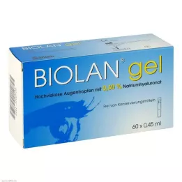 BIOLAN Gel kapljice za oči, 60X0,45 ml