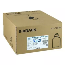 ISOTONE Fiziološka raztopina 0,9 % Braun Ecoflac Plus, 20X100 ml