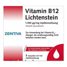 VITAMIN B12 1.000 μg Ampule Lichtenstein, 5X1 ml