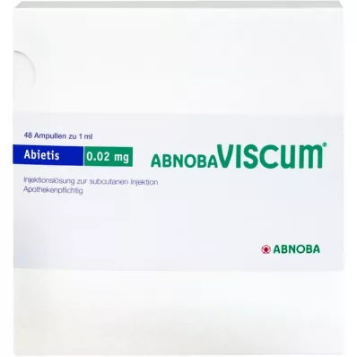 ABNOBAVISCUM Ampule Abietis 0,02 mg, 48 kosov
