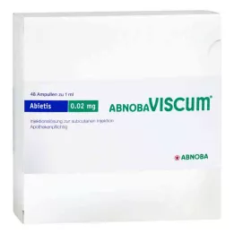 ABNOBAVISCUM Ampule Abietis 0,02 mg, 48 kosov