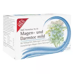 H&amp;S Čaj za želodec in črevesje blaga filter vrečka, 20X2,0 g