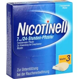 NICOTINELL 7 mg/24-urni obliž 17,5 mg, 7 kosov