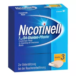 NICOTINELL 7 mg/24-urni obliž 17,5 mg, 7 kosov