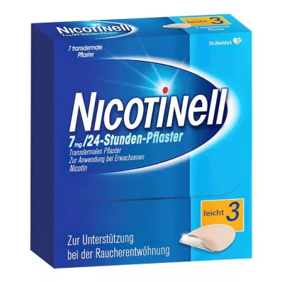 NICOTINELL 7 mg/24-urni obliž 17,5 mg, 7 kosov NICOTINELL 7 mg/24-urni obliž 17,5 mg, 7 kosov