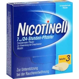 NICOTINELL 7 mg/24-urni obliž 17,5 mg, 14 kosov