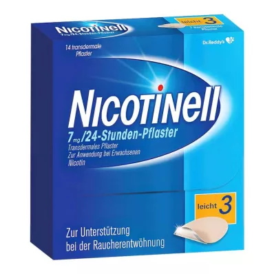 NICOTINELL 7 mg/24-urni obliž 17,5 mg, 14 kosov NICOTINELL 7 mg/24-urni obliž 17,5 mg, 14 kosov