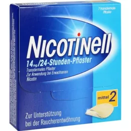 NICOTINELL 14 mg/24-urni obliž 35 mg, 7 kosov