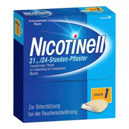 NICOTINELL 21 mg/24-urni obliž 52,5 mg, 14 kosov