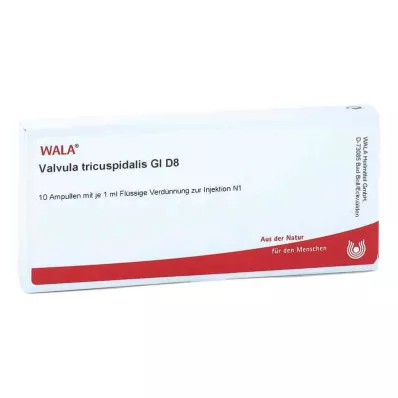 VALVULA tricuspidalis GL D 8 ampul, 10X1 ml