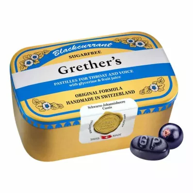 GRETHERS Črni ribez Silver past.tin, 440 g