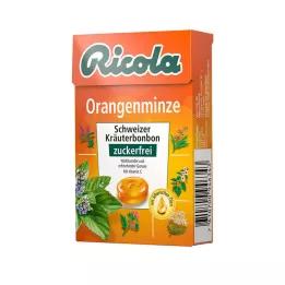 RICOLA o.Z.Box pomarančni bonboni z meto, 50 g