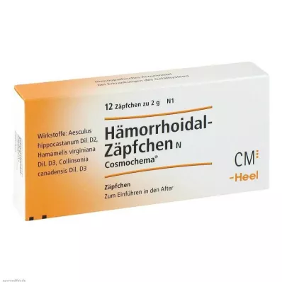HÄMORRHOIDAL Čipka N Cosmochema, 12 kosov HÄMORRHOIDAL Čipka N Cosmochema, 12 kosov