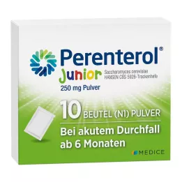 PERENTEROL Junior 250 mg vrečke v prahu, 10 kosov