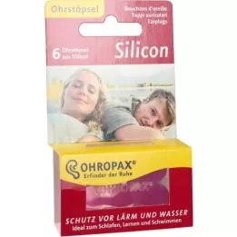 OHROPAX Silikonski čepki za ušesa, 6 kosov