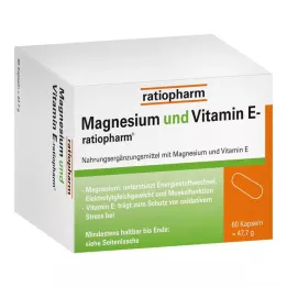 MAGNESIUM UND VITAMIN E-ratiopharm kapsule, 60 kapsul