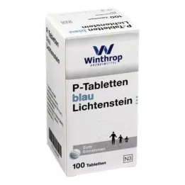P TABLETTEN modra, razmik 8 mm, 100 kosov