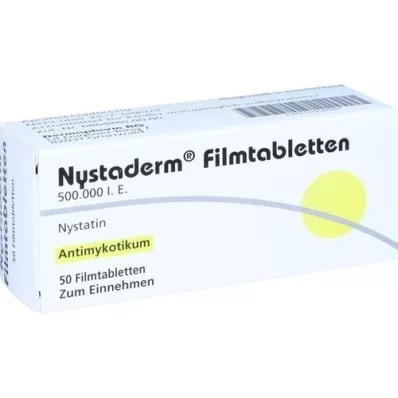NYSTADERM Filmsko obložene tablete, 50 kosov