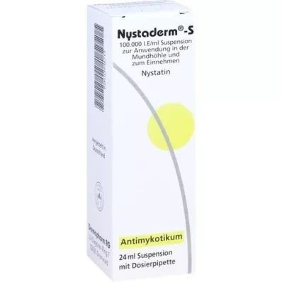 NYSTADERM S Suspenzija, 24 ml