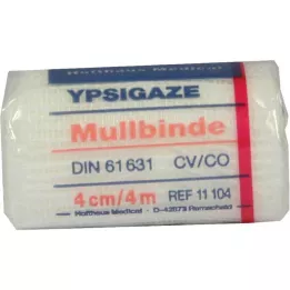 YPSIGAZE Povoj iz gaze 4 cmx4 m, 1 kos