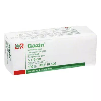GAZIN Komp. gaza 5x5 cm nesterilna 8x Op, 100 kosov GAZIN Komp. gaza 5x5 cm nesterilna 8x Op, 100 kosov