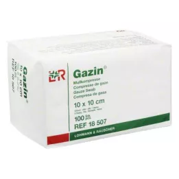 GAZIN Gaza comp. 10x10 cm nesterilna 12x op, 100 kosov